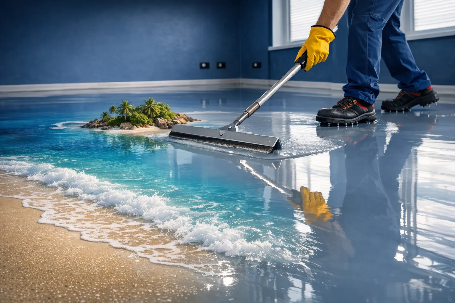 3D Epoksi Zemin Kaplama