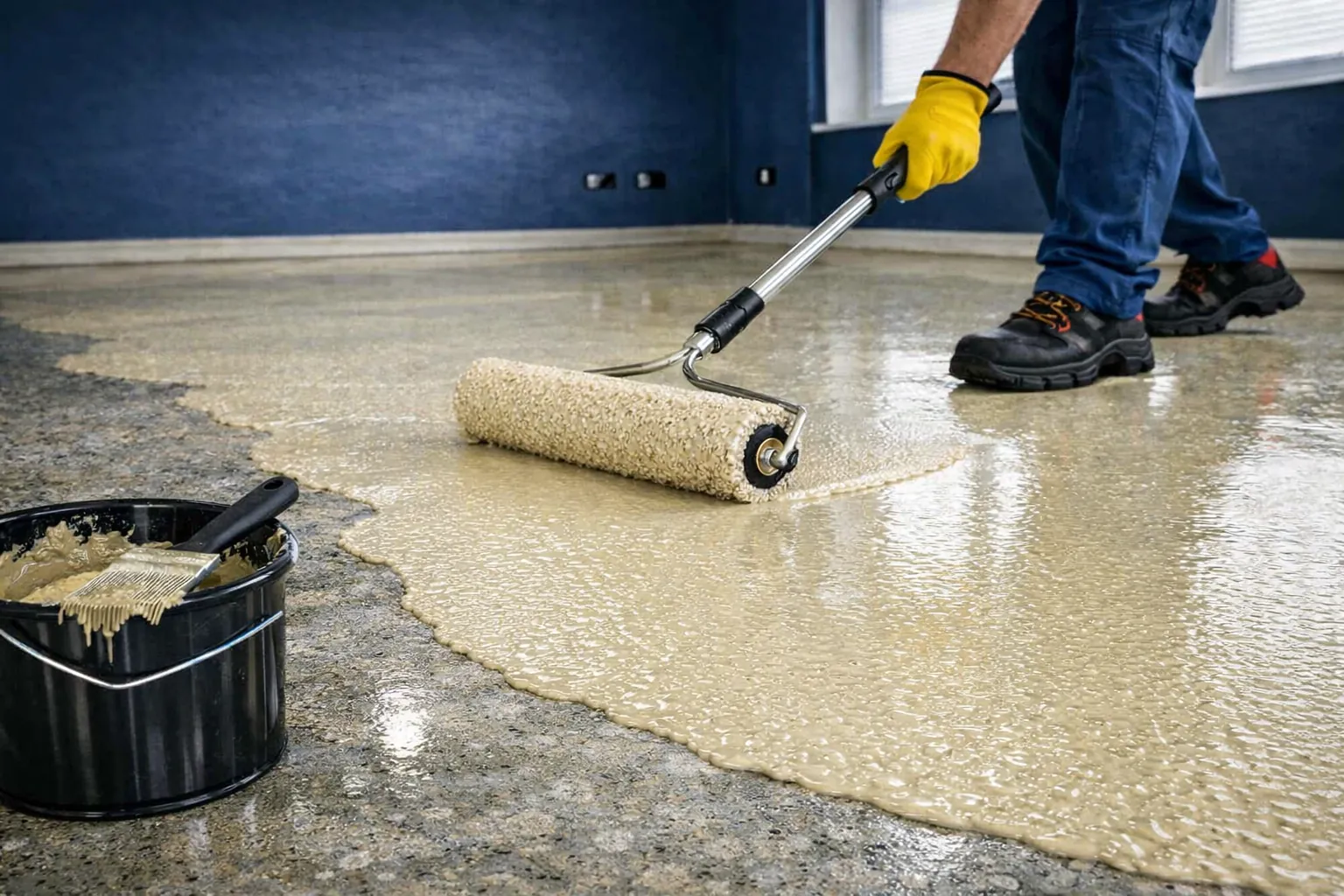 Poliüretan Tekstürlü Zemin Kaplama